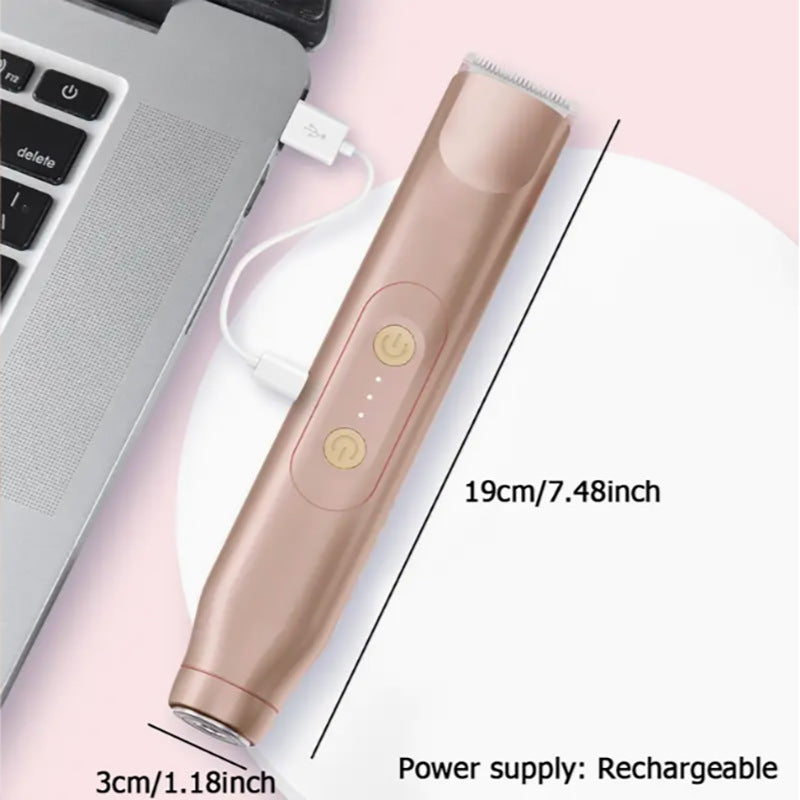 Afeitadora Corporal Eléctrica de Doble Cabezal para Mujer