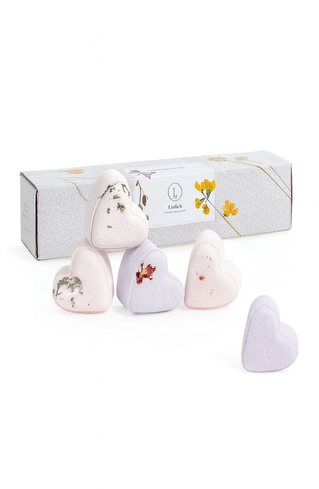 Set de Regalo Bombas de Baño de Lavanda — 5 Artesanales