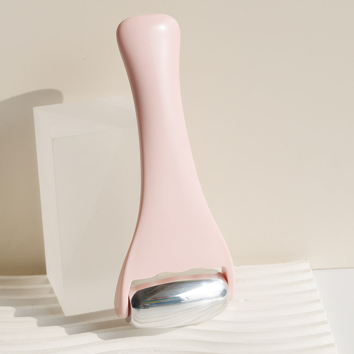 Rodillo de Hielo Facial Rose Gold — Terapia Fría para Rostro y Cuerpo