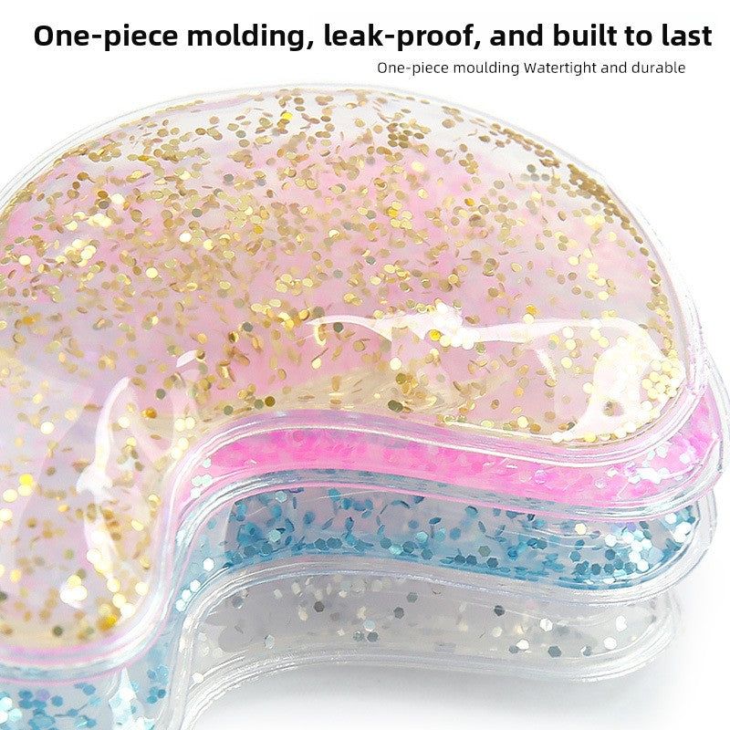 Parches de Gel Refrescantes para Ojos con Glitter — Antiojeras