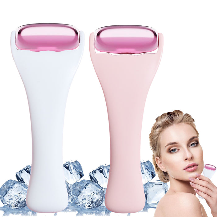 Rodillo de Hielo Facial Rose Gold — Terapia Fría para Rostro y Cuerpo