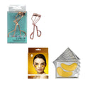 Pursonic Ultimate Eye Care & Beauty Bundle: Eye Gel Patches + Eyelash Curler