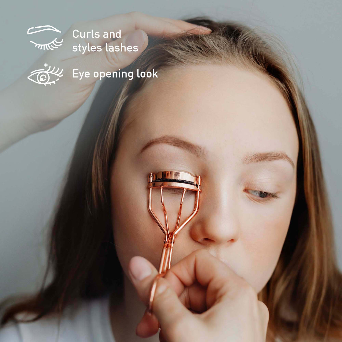 Pursonic Ultimate Eye Care & Beauty Bundle: Eye Gel Patches + Eyelash Curler