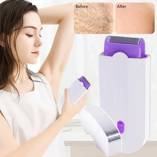 Afeitadora Eléctrica para Mujer — Depilación Indolora