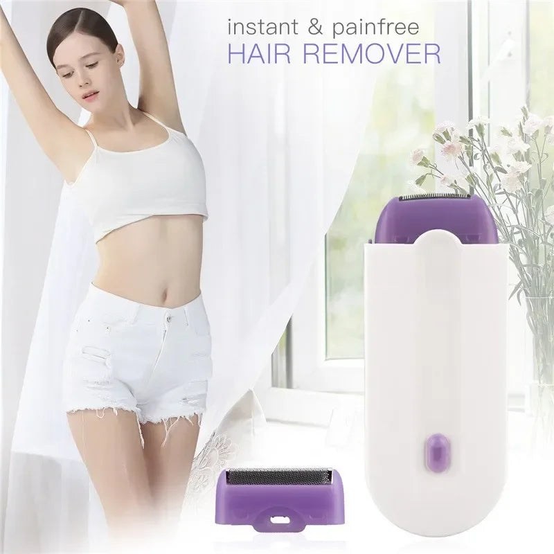 Afeitadora Eléctrica para Mujer — Depilación Indolora
