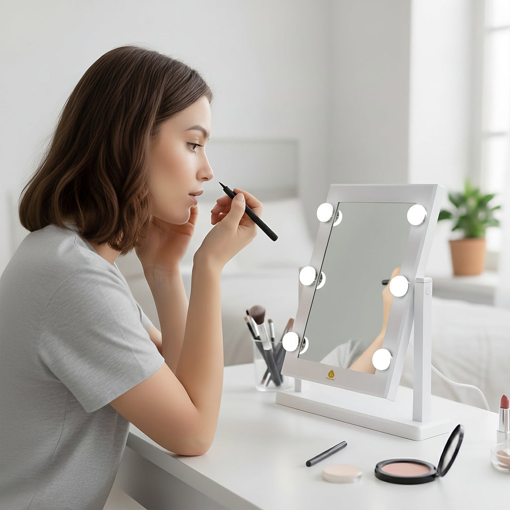 14" LED Vanity Mirror & Facial Steamer Duo-3