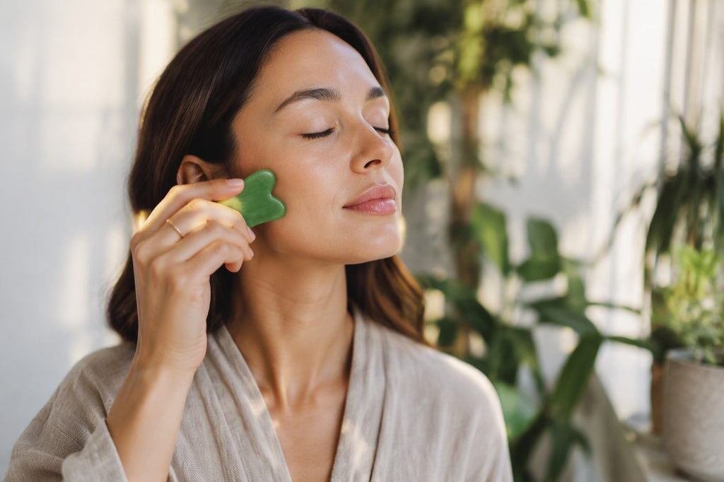Kit Gua Sha + Rodillo de Jade — Ritual Facial