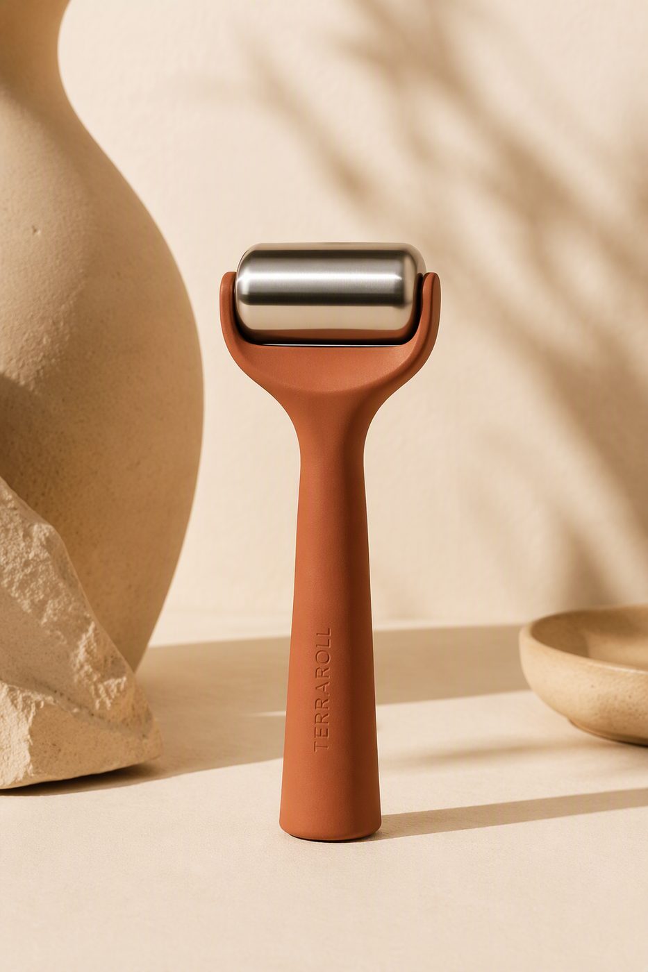 Ice Roller Terracota Kitsch — Acero Inoxidable