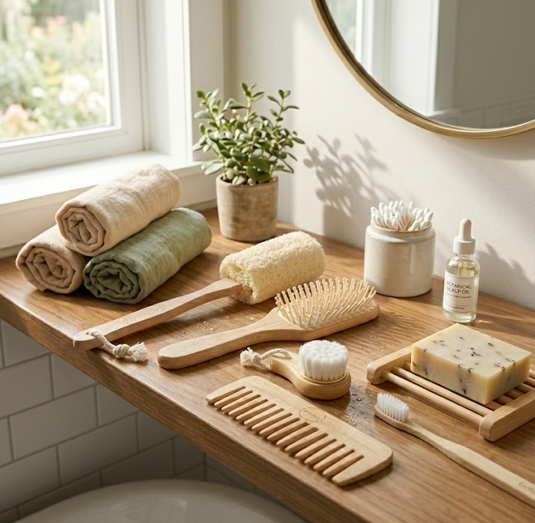 Zero-Waste Bath Accessories Bundle
